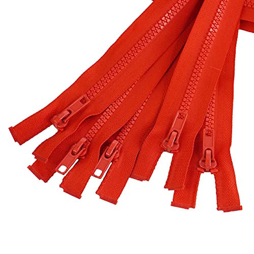 Trimz RVD6-100-820-5 Reißverschluss, rot, 100 cm von Trimz