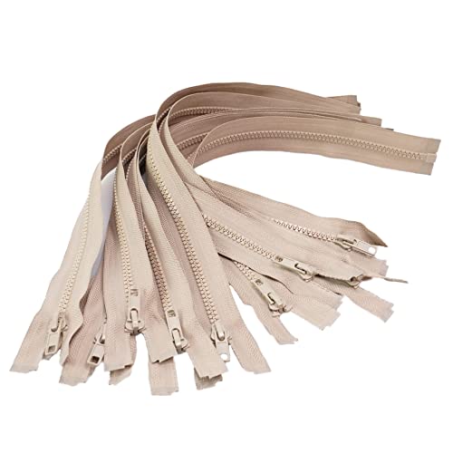 Trimz Reißverschluss, beige, 10 Stück von Trimz