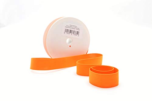 Trimz Trimz1979-E41 25 mm gewebtes Gummiband, Orange, 25mm x 10m von Trimz