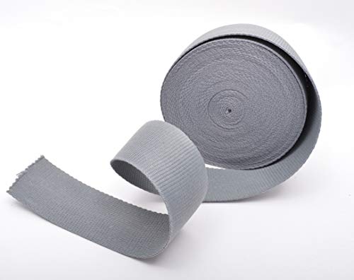 Trimz Web-50-Grey-20m PP Web-50-grau-20m Gurtband, Polypropylen, grau, 50mm x 20m von Trimz