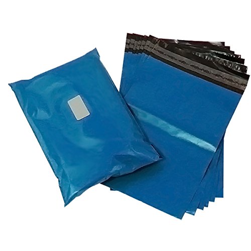 triplast 10 x 35,6 cm Kunststoff Versandtaschen Tasche – Blau Metallic (500 Stück) von Triplast