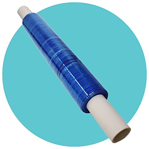 triplast 400 mm x 250 m Core Paletten Schrumpffolie – Blau Tint (12 Stück) von Triplast