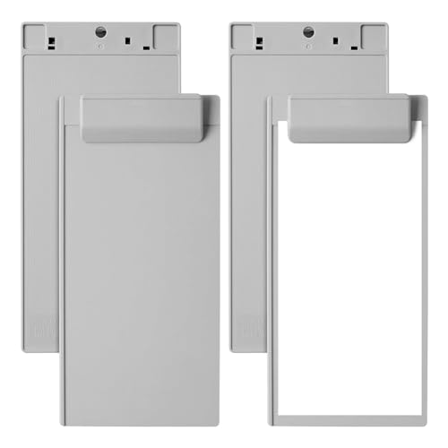 Trisoye Mini-Klemmbrett, A7-Format, Klemmbrett, 9,4 X 4,6, Flaches Klemmbrett für Schule, BüRo, Krankenhaus, von Trisoye