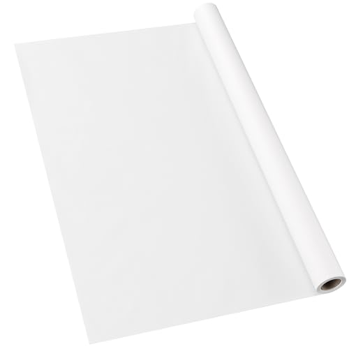 Tritart Transparentpapier Rolle - Pauspapier 25m x 70cm - Schnittmusterpapier 50g/m² - Architektenpapier - Abpauspapier weiß transparent - Malpapier Rolle - Tracing Paper Papier Rolle von Tritart