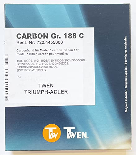 Original Triumph-Adler Farbband Plastic-Carbon schwarz (31.LO376 648.44332 7224455000) von Fiico