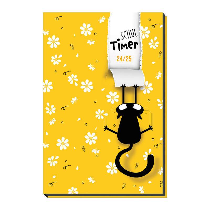 Trötsch Schülerkalender Flexi Flower Cat 24/25 von Trötsch