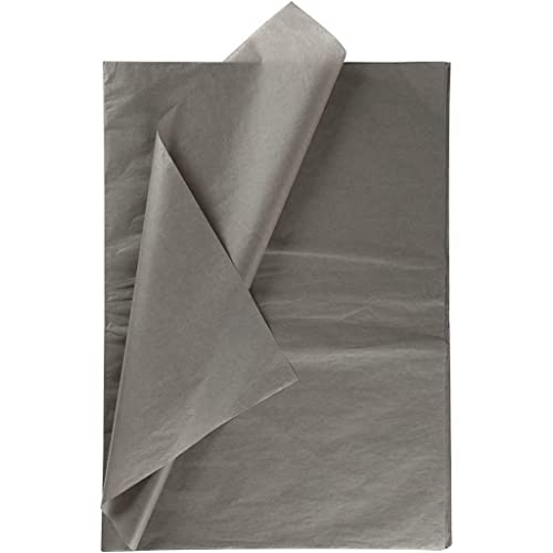 Trucraft - Luxuriöses Seidenpapier - 25 Blatt - 50 cm x 70 cm - Grau von Trucraft