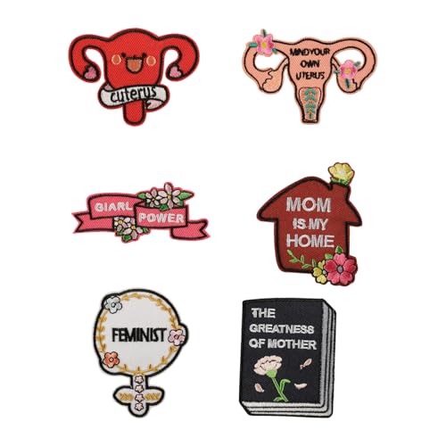 6 PCs Feministische Reparaturflecken Eisen Auf Gestickten Patches Muttertagserie Nähte Für Kleiderhut Jeans Schuhe 6 PCs Feministische Reparaturflecken Eisen Auf Gestickten Patches Muttertagserie Nähte Für Kleiderhut Jeans Schuhe von Trufolxiaz