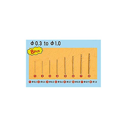 Trumpeter 09954 Modellbau Werkzeug Twist Drilling Auger Bit Set 1, weiß, Small von Trumpeter