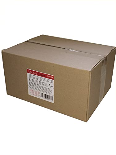 KeraSoy Kerax Container Kerzenwachs, 100 % natürliches Sojawachs zum Gießen in Behälter, 5 kg von Trustleaf