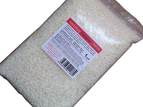 Kerax KeraSoy Behälter-Mischung, Kerzenwachs, 100 % natürliches Sojawachs, 1 kg von Trustleaf