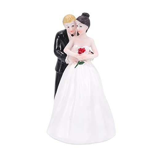 Tsadeer "Yes To The Rose "Wedding Cake Decoration Personalisierte Braut und Bräutigam Paar Figur Hochzeit Cake Topper von Tsadeer