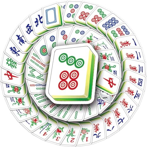 145 Stück/Beutel Mahjong-Aufkleber, Personalisierbar, Lustige Aufkleber Für Dekoration, Tassen, Koffer, Computer, Handyhüllen, Aufkleber von Tsffae