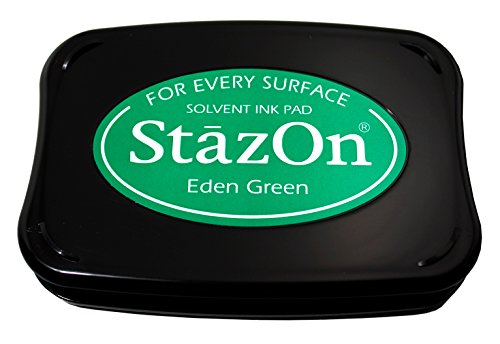 Tsukineko Imagine Crafts StazOn Solvent Ink Pad-Eden Green von Tsukineko