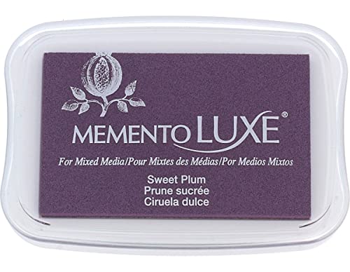 Tsukineko Memento Luxe Stempelkissen, gemischte Medien, Sweet Plum von Tsukineko