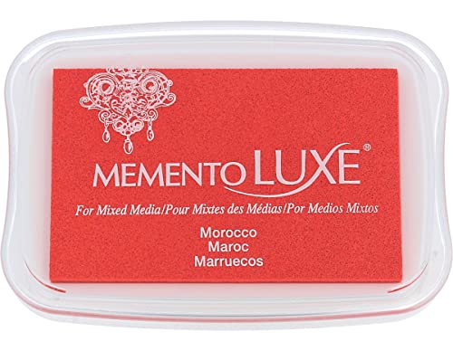 Tsukineko Memento Luxe Stempelkissen für Verschiedene Medien, Marokko, Morocco, Einheitsgröße von Tsukineko