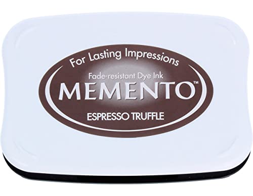 Tsukineko Memento Stempelkissen Espresso, Synthetic Material, braun, 9.9 x 6.7 x 1.8 cm von Tsukineko