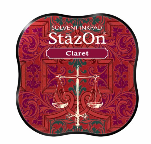 Tsukineko Stazon Midi Pad Weinrot, Claret von Tsukineko