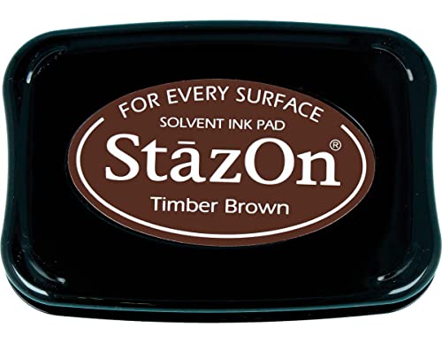 Tsukineko StazOn Stamp Pad, Brown von Tsukineko