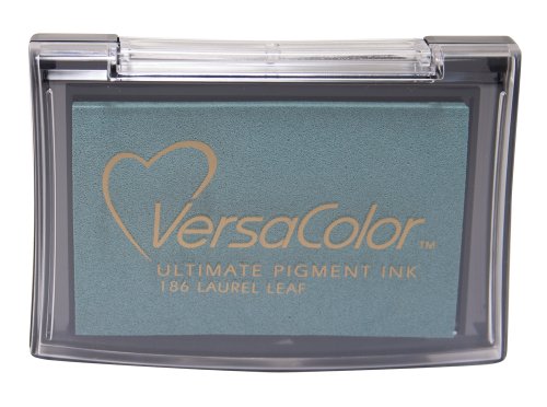 Tsukineko VC-000-186 VersaColor Stempelkissen-Grün, Laurel Leaf-Groß-Deckend, Wasserbasis-Wasserfest-Embossing, Green, 9,9 x 6,8 x 1,9 cm Tsukineko VC-000-186 VersaColor Stempelkissen-Grün, Laurel Leaf-Groß-Deckend, Wasserbasis-Wasserfest-Embossing, Green, 9,9 x 6,8 x 1,9 cm von Tsukineko