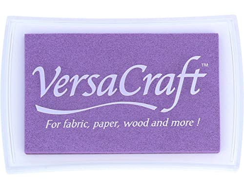 Tsukineko VersaCraft Stempelkissen - Violett, Wisteria - Groß - Wasserbasis, Deckend, Beständig gegen Ausbleichen - Embossing Tsukineko VersaCraft Stempelkissen - Violett, Wisteria - Groß - Wasserbasis, Deckend, Beständig gegen Ausbleichen - Embossing von Tsukineko