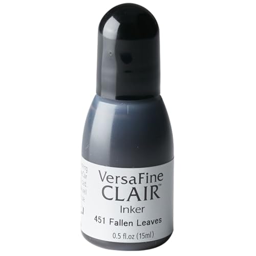 Tsukineko VersaFine Clair Refill Nachfülltinte - 15 ml - Rot, Fallen Leaves - Zubehör Reinker für VersaFine Clair Stempelkissen von Tsukineko