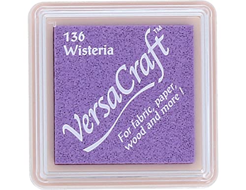 Tsukineko Versacraft VKS-136 Stoff-Stempel, klein, 25 x 25 mm, Wisteria von Tsukineko