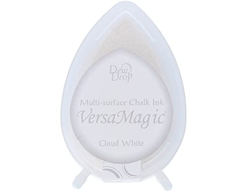 Tsukineko VersaMagic Chalk Dew Drop Ink Pad-Cloud White, Wolkenweiß von Tsukineko