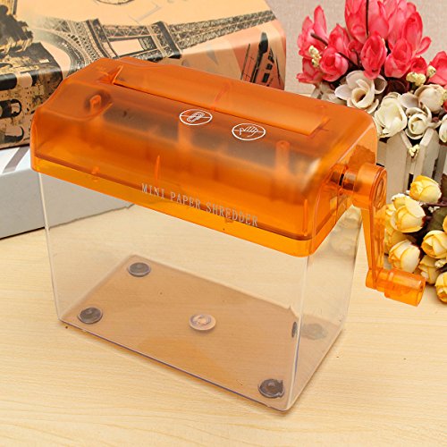 TuToy Mini Plastik Quilling Fringer Schneidwerkzeug DIY Handgefertigte Papier Handwerk Maschinen Zubehör -Orange von TuToy