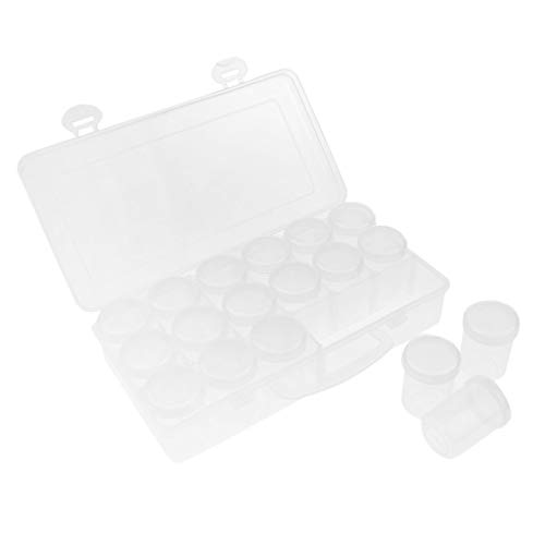 Tubayia 18 Grid Sortierbox Aufbewahrungsbox Plastik Box für Schmuck, Make-up, Pille usw von Tubayia