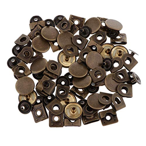 Tubayia 20 Set Metall Hosenhaken Hosenverschluss Nähhaken Rockhaken für Nähen DIY Kleidung (Bronze) von Tubayia