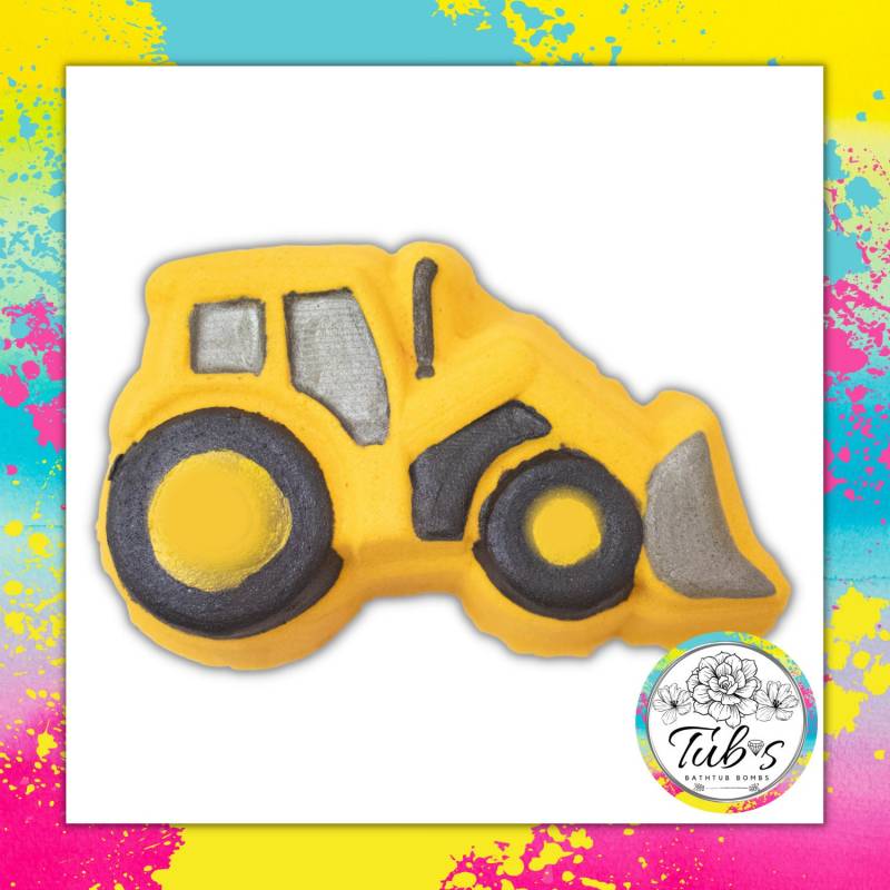 Gelber Bagger Badebombe Badezeit Fun Fizz Foam Kinder Jungen Mädchen Geburtstagsgeschenk Uk Jcb Trucker Builder Geschenkbox von Tubsbathbombs