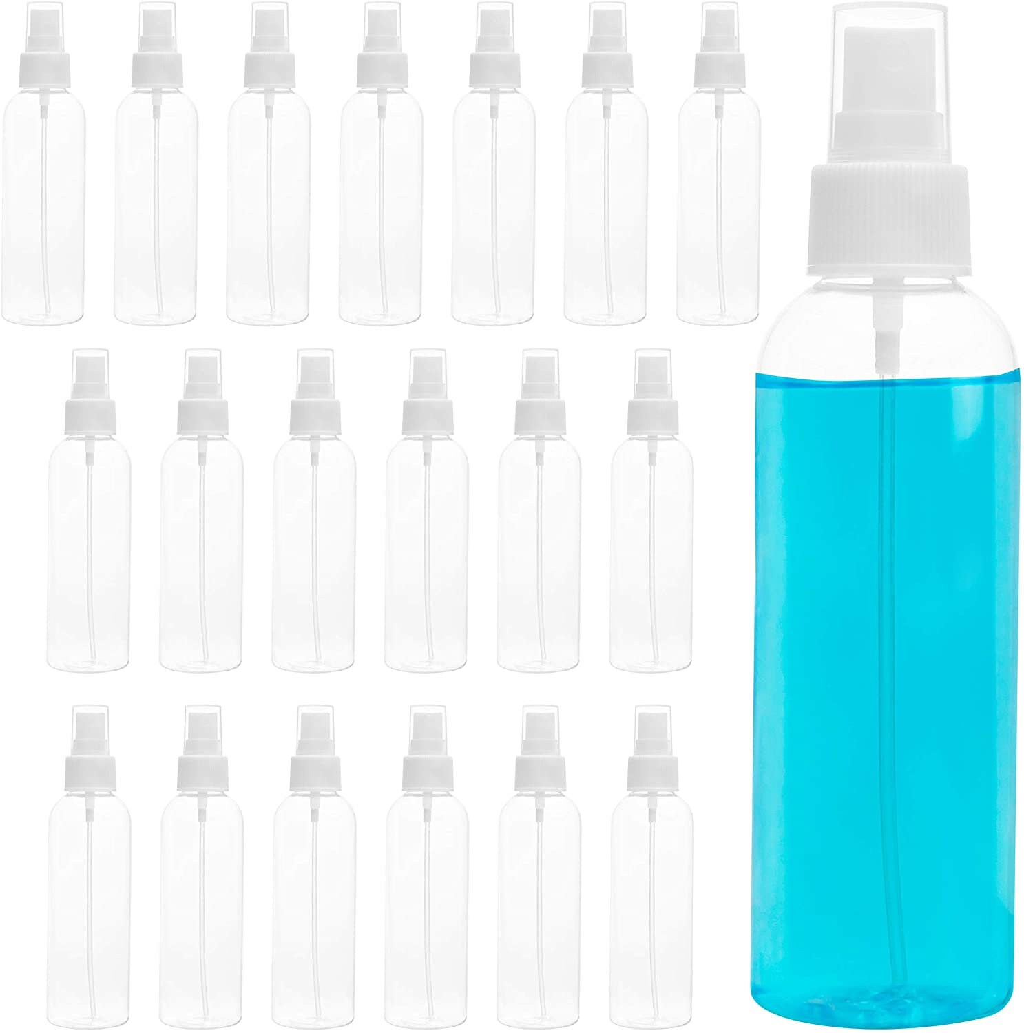 Nachfüllbare 100Ml Kunststoff-Sprühflaschen Feine Nebel-Kunststoff-Mini-Reiseflasche Perfekt Für Kosmetika, Händedesinfektionsmittel von TuelayYetis