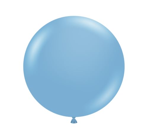 Tuf Tex TUF-TEX Luftballons Georgia Pearl Hellblau, 27,9 cm, bereit zum Aufblasen mit Luft, Helium oder zum Befüllen mit Wasser, Dekorieren Sie Ihren Geburtstag, Abschlussfeiern, Veranstaltungen oder von Tuf Tex