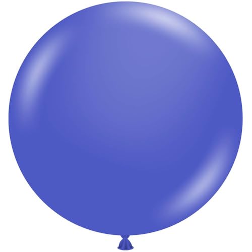 Tuftex Peri Latex-Luftballons, blau, 43,2 cm, Partyzubehör, Dekoration, große Ballons für Geburtstage, Hochzeiten, Babypartys, Bio-Ballongirlanden, 50 Stück von Tuftex