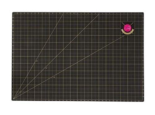 Tula Pink TPSHCM24X36 Self-Healing Cutting Mat Schneidematte, Vinyl, schwarz von Tula Pink