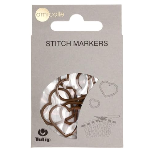 Tulip AC-012E Stitch Markers, Brown, XL von Tulip