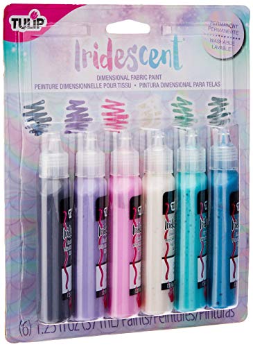 Tulip Dimensional fabric paint Iridescent 6pcs von Tulip