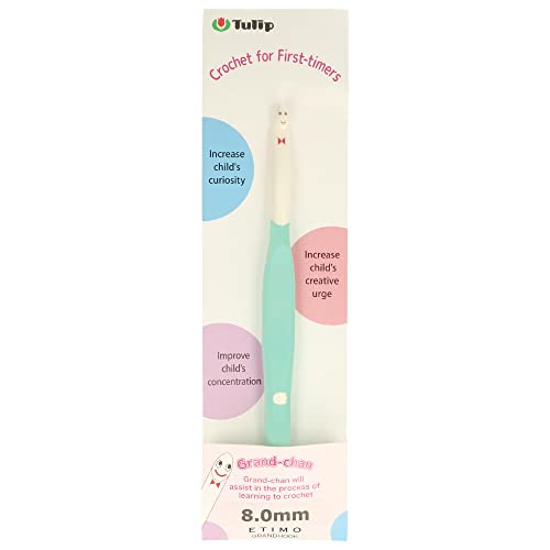 Tulip TGC-080E Crochet Hook, Nylon, White, Einheitsgröße von Tulip