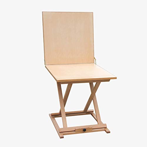 Multifunktionale Staffelei, stabile Holzstaffelei, faltbarer Zeichentisch für den Schreibtisch, höhenverstellbar, geeignet für professionelle Künstler (DA) von Tumblre