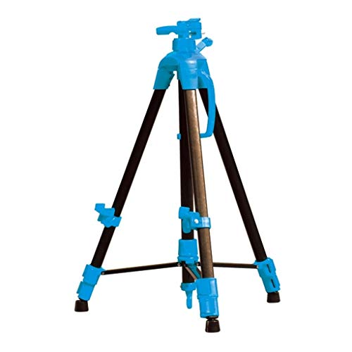 Staffelei für den Außenbereich, tragbare Teleskopstaffelei, Stativstaffelei für Maler, 55–155 cm, Ausstellungsständer aus Aluminium (blau, 175 cm) von Tumblre