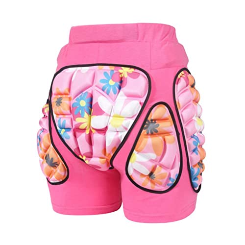 Tumnea Kinder Gepolsterte Protektorhose 3D Gepolstert Protektorhose Atmungsaktive Hüftschutz Eva Pad Unterhose Kurz Schutzhose Ski Skifahren Skateboard Snowboard von Tumnea