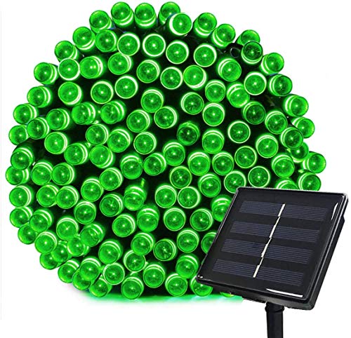 Tuokay, Solar Lichterkette Außen, 22m 200 LED 8 Modi, Wasserdicht LED Außenlichterkette, Dekorative Beleuchtung für Garten, Balkon, Pavillon, Terrasse, Rasen, Hof, Zaun, Hochzeit Deko (Grün) von Tuokay