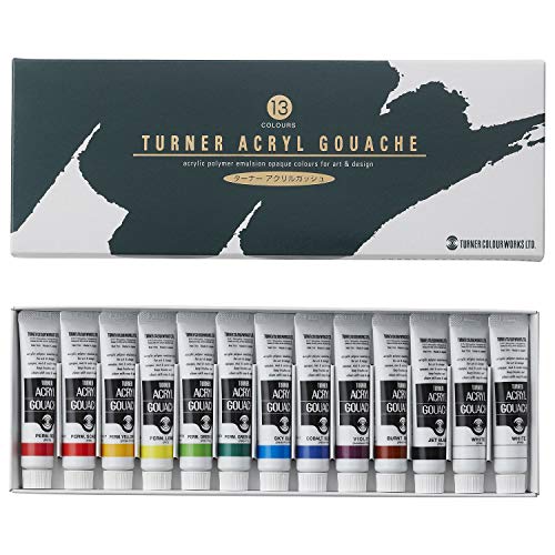 13 The Turner acrylic gouache (12 colors) School set (japan import) von TURNER