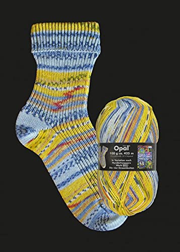 OPAL SOCKEN- und PULLOVERWOLLE nach Hundertwasserwerken 805 Die vier Einsamkeiten 805 von Tutto-Opal