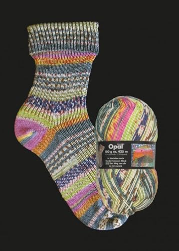 Tutto-Opal TUTTO OPAL SOCKEN- und PULLOVERWOLLE nach Hundertwasserwerken, 823 Der Weg von Dir zu mir zurück von Tutto-Opal