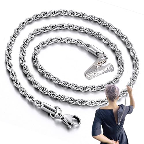 Tuxiaobu Kleid Zipper Helper Zipper Pulls für Kleider Stiefel Back Zipper Puller mit Hakenclip Reißverschluss nach oben nach unten Dress Yourself Zip Aid Tool Twist Steel Zipper Pull Assistant von Tuxiaobu