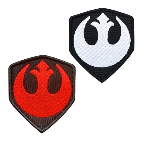 2 Stück Jedi Order Schild Flagge Patch Aufnäher Abnehmbare mit Stickereiverschluss Applikation Taktisch Militär Patch für Jacke Weste Kleidung Rucksäcke Baseballkappe Taschen von Tuyatezhi