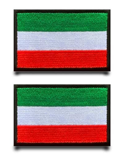 2 Stück Ungarn Flagge-Patch Klett Taktische Militär Ungarisch Patch,Aufnäher Mit Klettverschluss Airsoft Patch Für Rucksäcke Taktische Kleidung Jacke Klettbänder Taschen Abzeichen von Tuyatezhi