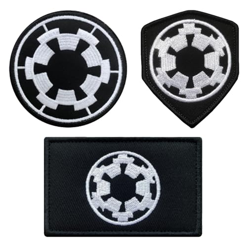 3 Stück Ziel Flagge Patch Aufnäher Abnehmbare mit Stickereiverschluss Applikation Taktisch Militär Patch für Jacke Weste Kleidung Rucksäcke Baseballkappe Taschen von Tuyatezhi